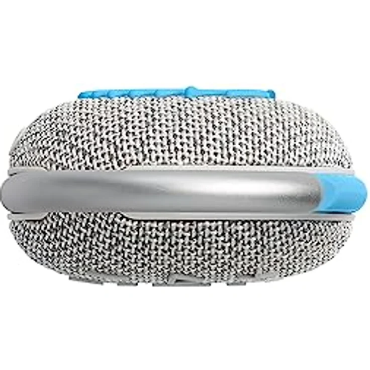 JBL Clip 4 Eco Bluetooth Lautsprecher aus recyceltem Material in Weiß – Wasserdichte, tragbare Musikbox mit praktischem Karabiner – Bis zu 10 Stunden kabelloses Musik Streaming – Bild 3