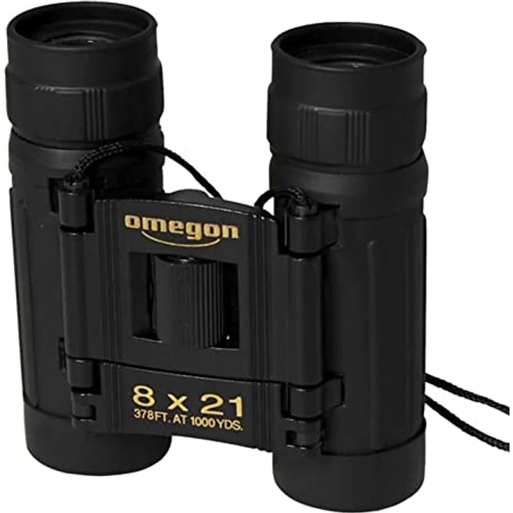 Omegon Fernglas Pocketstar 8x21, ultra-leichtes, gummiarmiertes und wetterresistentes Fernglas für Wanderungen und Reisen – Bild 4