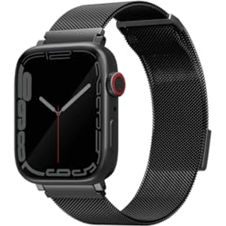 UNIQ Dante Apple Watch Mesh Steel Strap, 44/42 mm, Graphit mit hochwertigem Edelstahldesign – Bild 1