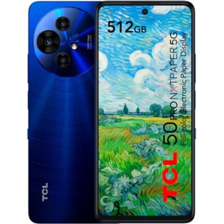 TCL 50 PRO NXTPAPER 6,8 Zoll FHD+ Smartphone, 8+512GB 5G, Midnight Blue T803D-2CLCA112 – Bild 1