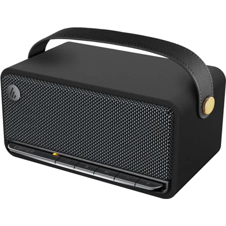 Edifier MP330 Bluetooth Speaker, tragbarer Lautsprecher im retro black Design, Schwarz – Bild 2