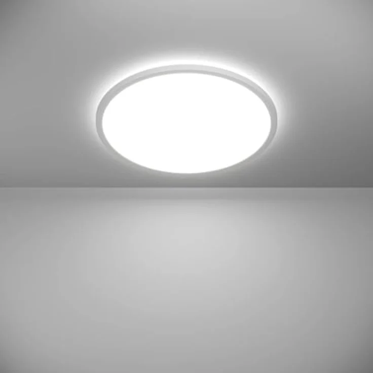 Eglo Connect-Z Rovito-Z, Smarte LED-Deckenleuchte mit RGB-Backlight, Ø 50 cm, Weiß – Bild 8