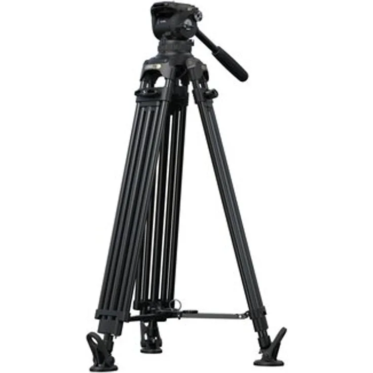 SmallRig 5577 FSD18, Hochleistungs-Stativ aus Aluminiumlegierung mit 100mm Kugelkopf, Tragfähigkeit bis 17 kg, Arbeitshöhe von 89,8 cm bis 200,5 cm