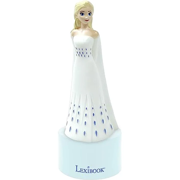 Lexibook Nachtlicht mit Disney Frozen Lautsprecher, 2-in-1 mit LED Night Light, blau – Bild 2