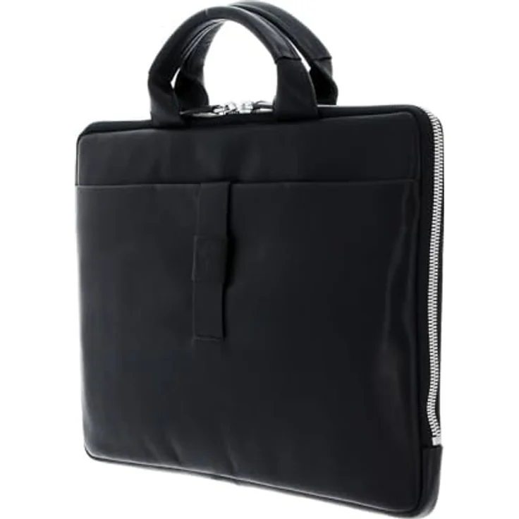 Joop! Loreto Samu Laptoptasche, RFID-sicheres Leder, 38 cm, schwarz – Bild 2