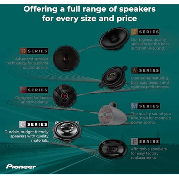 Pioneer TS-G6930F 3-Wege-Lautsprecher, 15,2 x 22,9 cm, 400 W Einbau-Lautsprecher - 45 Watt – Bild 8