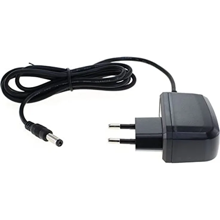 AccuCell Netzteil 100-240V, 12V/600mA mit 5,5x2,1mm Stecker, schwarz
