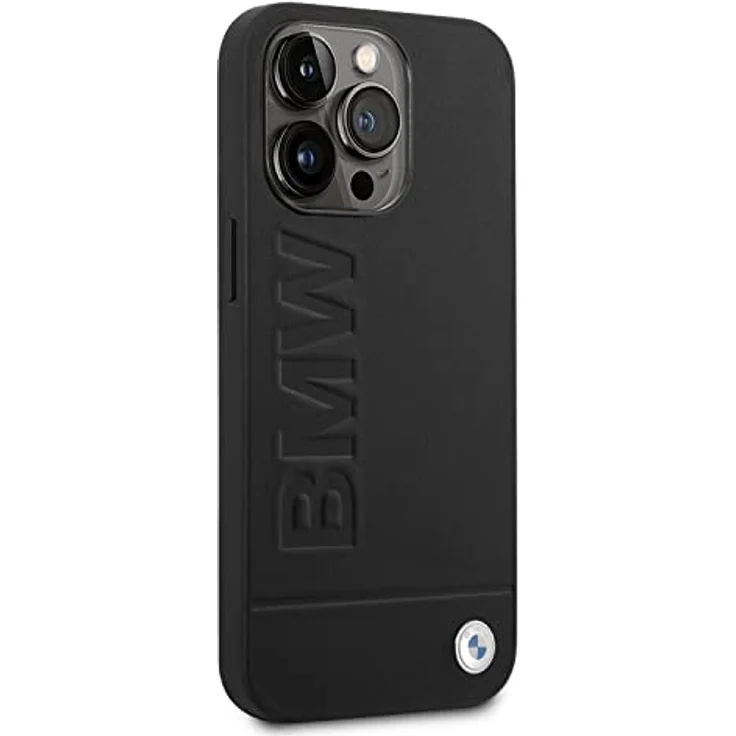CG MOBILE Etui BMW BMHCP14XSLLBK Hülle für iPhone 14 Pro Max 6,7", schwarz, Leder Hardcase mit TPU/PC-Material – Bild 2