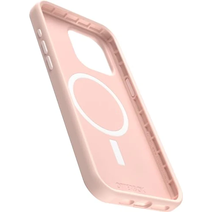 OtterBox Symmetry für MagSafe Hülle für iPhone 15 Pro Max, stoßfest, sturzsicher, schützende dünne Hülle, 3x getestet nach Militärstandard, Rose – Bild 3