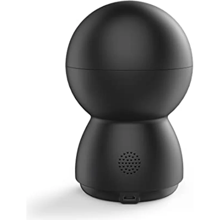 Hama Überwachungskamera innen WLAN (schwenkbare, neigbare WLAN Kamera mit App, Nachtsicht, Aufzeichnung, Bewegungsmelder, Gegensprechanlage, auch als Haustierkamera, Babyphone, 1080p, 128GB) schwarz – Bild 3