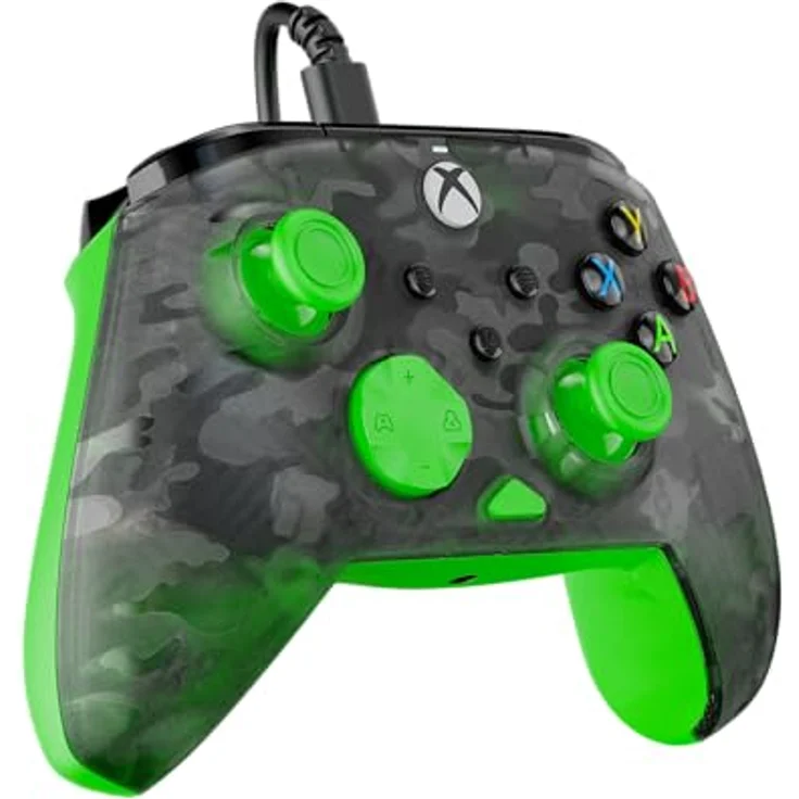 Turtle Beach Rematch Core Wired Controller | XB | Anpassbare 2-Stopp-Impuls-Trigger, Ghost Camo Black & Green – Bild 7