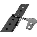 NikuTRAX Uhrenarmband mit LOCK-Funktion, 22mm Silikonarmband für Demenz, schwarz