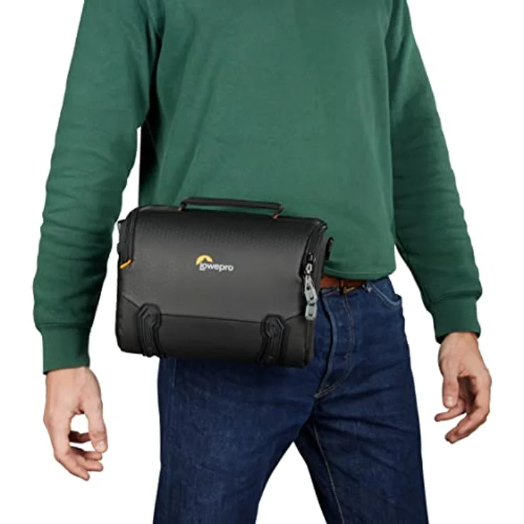 Lowepro Adventura SH 160 III, Camera Shoulder Bag with Adjustable/Removable Shoulder Strap, Bag for Mirrorless Camera, Compatible with Sony Alpha 7 Series, Black – Bild 5