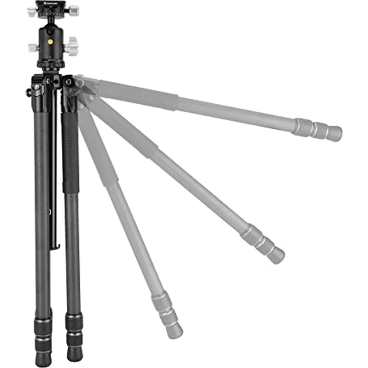 Vanguard Veo 3 303CB Carbon Stativ mit 30 mm Beindurchmesser und BH-250S Kugelkopf – Bild 3