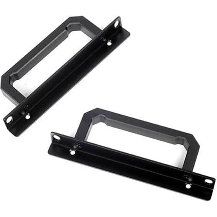 SilverStone RA02, Robustes Aluminium Griff mit Stahl Montageplatte, Schwarz, für Grandia GD07 und GD08