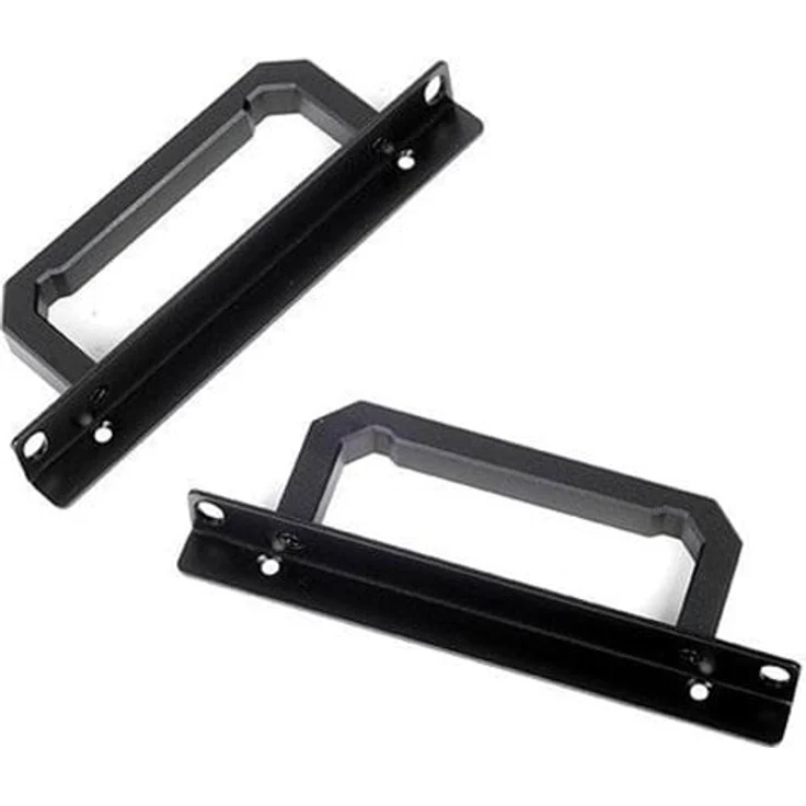 SilverStone RA02, Robustes Aluminium Griff mit Stahl Montageplatte, Schwarz, für Grandia GD07 und GD08