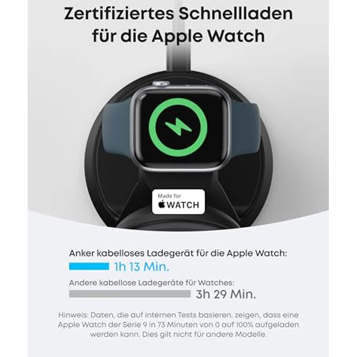Anker MagGo 3-in-1 15W MagSafe kompatibles Ladegerät, iPhone Induktive Ladestation, Qi2-zertifiziert Wireless Charger für iPhone 16/15/14/13/12, Apple Watch, AirPods Pro (Adapter inkl.) – Bild 5