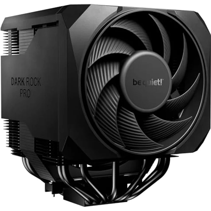 be quiet! Dark Rock Pro 6, Luftkühler mit extremer CPU-Kühlleistung, semi-passivem Quiet-Modus, 7 Heatpipes und 2 Silent Wings PWM-Lüftern – Bild 1
