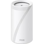 TP-Link Deco BE85 Wi-Fi 7 Mesh WLAN-Set (1er-Pack), BE19000 Tri-Band-Router und Repeater (10 Gbit/s Ethernet/Glasfaser-Port, 19 GPS Wi-Fi-Geschwindigkeit, WPA3, 320 MHz Kanäle, 6 GHz) weiß
