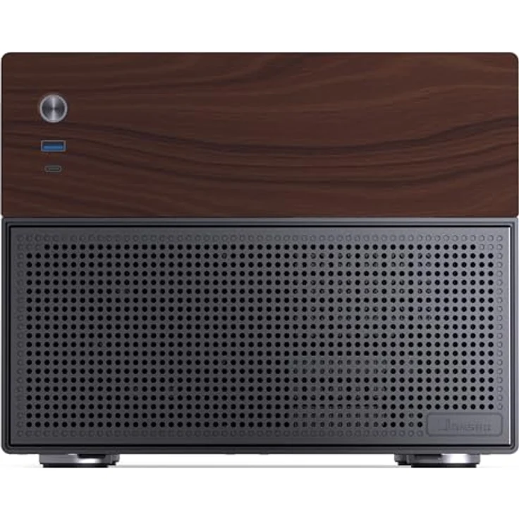 Jonsbo N4 NAS-Gehäuse, Micro-ATX - schwarz, DIY NAS-Gehäuse mit 6x 3,5 Zoll + 2x 2,5 Zoll, CPU-Kühler bis 70 mm, USB-C/A – Bild 10