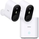 Aosu C6P C6P0.WAEU02000 WLAN IP Überwachungskamera-Set, 2048 x 1536 Pixel, drahtlos, batteriebetrieben, weiss, mit 32 GB erweiterten Speicher