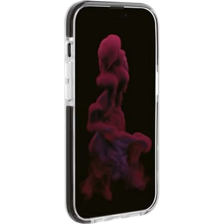 Vivanco Rock Solid Cover für Apple iPhone 14 Pro, Anti Shock Schutzhülle, Schwarz und Transparent – Bild 2