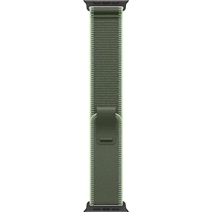 Apple Watch Band Trail Loop, 49 mm, elastisches Nylon-Maschengewebe, Grün/Neon, S/M, recycelte Materialien – Bild 1
