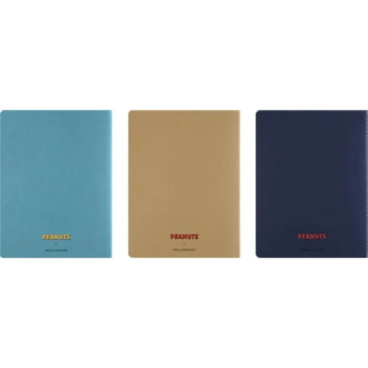 Moleskine Peanuts Cahier XL, 3er-Set liniert mit Kartoneinband, verschiedene Farben und Illustrationen – Bild 3