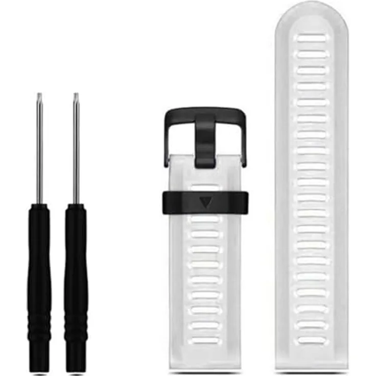 INF Silikon Uhrenarmband für Garmin Fenix 3 HR/6X/5X Sapphire/Descent MK1, verstellbar, atmungsaktiv, wasserabweisend, mit Schraubendreher Set