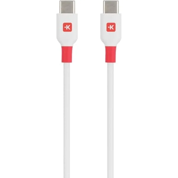 Skross SKCA0020C-C200CN USB Kabel, USB 2.0, 2 m, USB C, weiß, mit Schnellladung – Bild 1