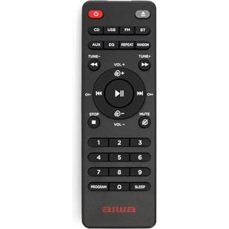 AIWA MSBTU-550 Mini Stereo-HiFi-System, 50 W RMS, Bluetooth 5.0, CD/MP3, USB, FM-PLL-Radio, Schwarz – Bild 5