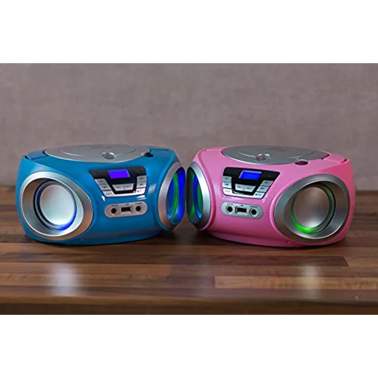 Cyberlux CL-900 CD-Player mit LED-Beleuchtung in Blau – Bild 6