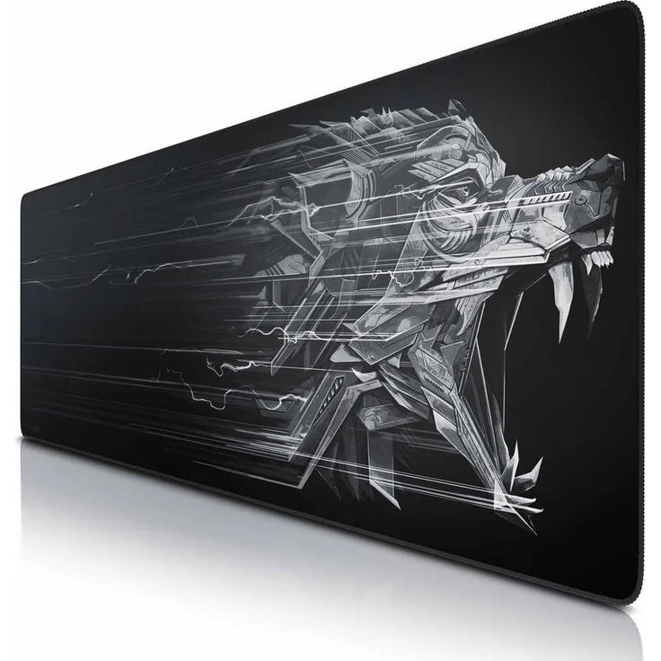 Titanwolf Gaming Mauspad XXXL Speed, 1200 x 400 mm, rutschfest, abwaschbar, präzise Steuerung mit Gummirückseite