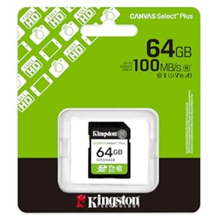 Kingston Canvas Select Plus SD Speicherkarte 64GB SDXC Gen3, 150MB/s C10 UHS-I U1 V10 für Full-HD-Videos – Bild 3