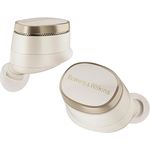 Bowers & Wilkins Pi8 kabellose True Wireless Kopfhörer mit Aktiver Geräuschunterdrückung, 24-Bit-Verbindung, Kohlefaser-Membran, Ladecase mit Wireless-Audioübertragung – Taubenweiß