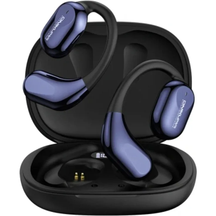 ONIKUMA T209*30, Kabellose In-Ear-Kopfhörer mit ergonomischem Ohrbügel, stylisches Blau/Schwarz