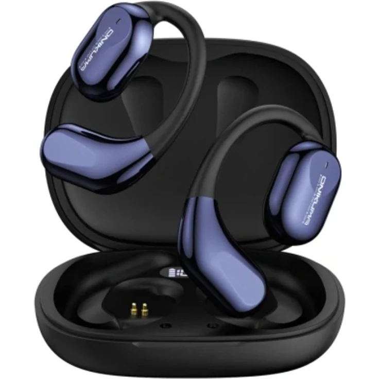 ONIKUMA T209*30, Kabellose In-Ear-Kopfhörer mit ergonomischem Ohrbügel, stylisches Blau/Schwarz