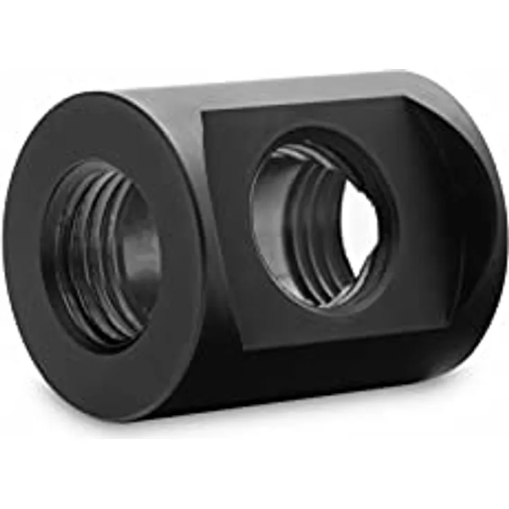 Odestar EK-Quantum Torque T-Verteiler 3X G1/4 Zoll IG, hochwertiger Wasserkühler, schwarz