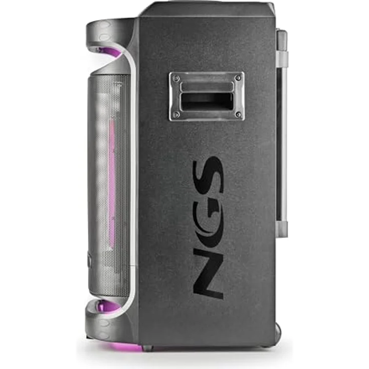 NGS Wild Space 1, tragbarer Bluetooth Lautsprecher mit 180 Watt RMS, spritzwasserfest, schwarz – Bild 5
