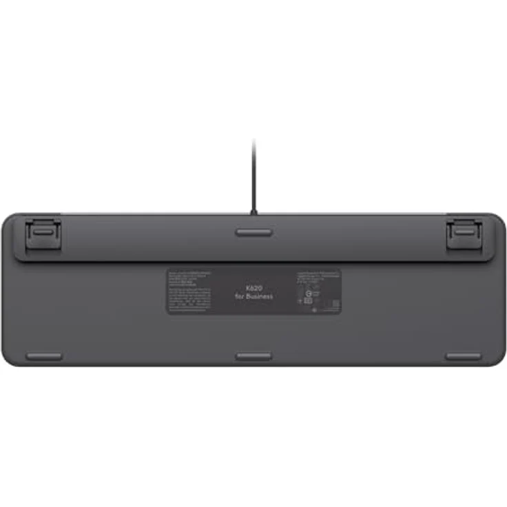 Logitech Wired Keyboard K620 for Business, kabelgebundene Tastatur mit QWERTY-Layout, Grau – Bild 3