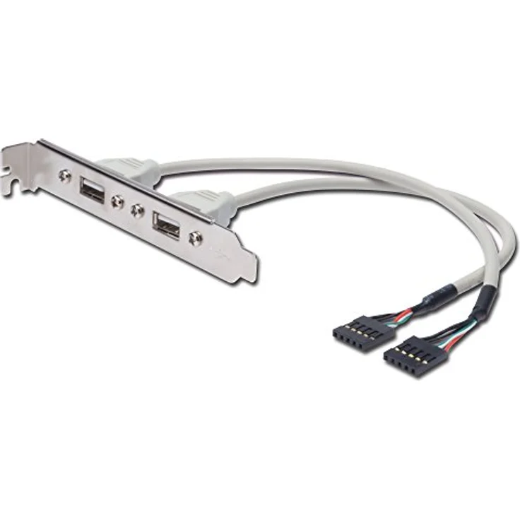 Planet ASSMANN - USB-Konsole - USB Typ A, 4-polig (W) - Inline, 5-polig (W) - 25 cm (USB/USB 2.0) - beige (AK-300301-002-E) - Preisvergleich – Bild 2