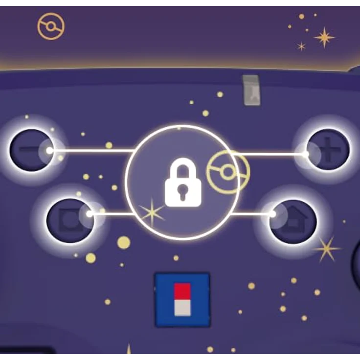HORI Wireless PAD Turbo (Espeon & Umbreon) für Nintendo Switch 2, kabelloser Controller mit 10 Stunden Akkulaufzeit, programmierbaren Rücktasten und präzisen TMR-Sticks, lila – Bild 12
