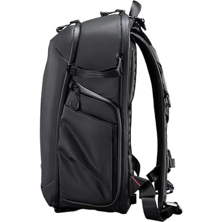 Ulanzi BP09 Fotorucksack, 22 l Kameratasche mit seitlichem Schnellzugang, schwarz – Bild 7