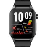 Knauermann Pro 3 (2024) eckig Smartwatch, Gesundheitsuhr mit Telefoniefunktion - EKG und SOS Funktion, Gesundheitsfunktionen, AMOLED-Display, ultraschlanke Bauweise