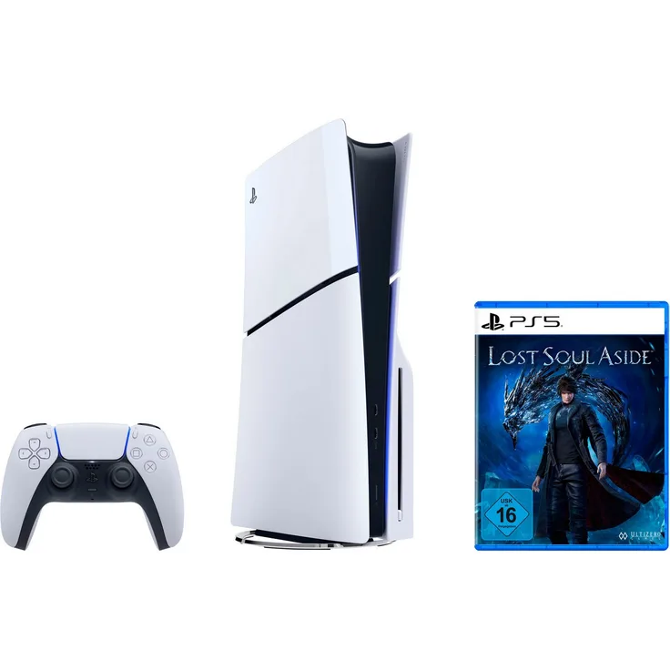PlayStation 5 PS5 Disk Edition, 1TB Konsole mit Spiel "Lost Soul Aside"