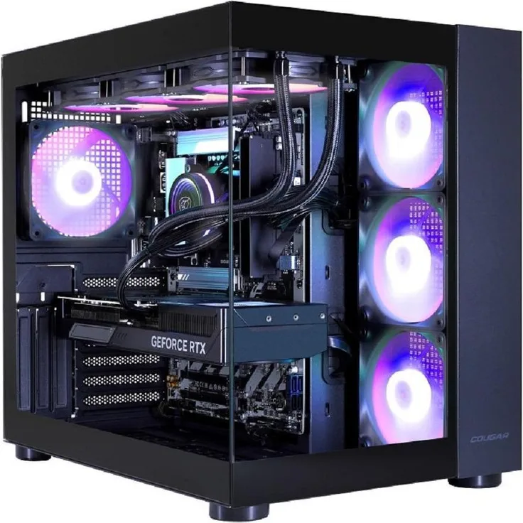 Hyrican COUGAR FV150 BK 7680 Gaming-PC, AMD Ryzen 5 9600X, 32 GB DDR5 RAM, 2 TB SSD, GeForce RTX 5060, schwarz