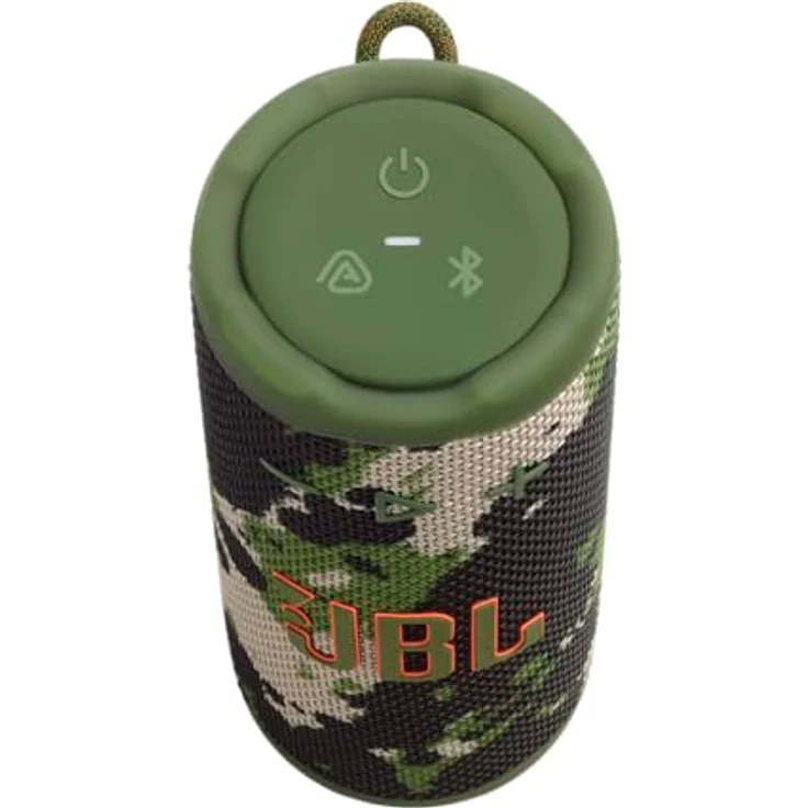 JBL Grip Kompakter Bluetooth Lautsprecher mit AI Sound Boost, IP68 wasserdicht, Umgebungslicht, bis zu 14h Wiedergabe, Camouflage – Bild 3