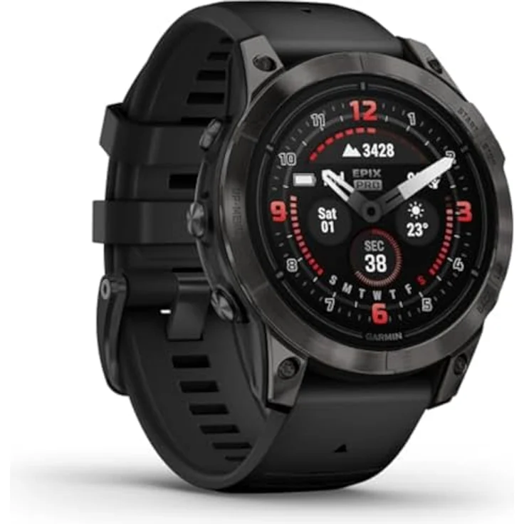 Garmin Epix Pro Gen 2 Sapphire Edition (47 mm, Titan), Sportuhr + Smartwatch mit AMOLED-Display und 16 Tage Akkulaufzeit – Bild 1