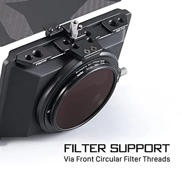 Tilta 77 mm Objektiv-Aufsätze für MB-T15 Mini Klemm-On Matte Box, Aluminium mit 77 mm Filtergewinde – Bild 4