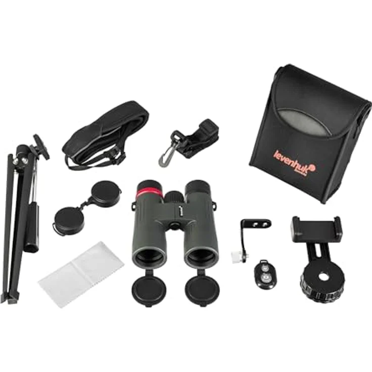 Levenhuk Kelvin Snap 8x42, Fotofernglas mit Smartphone-Kompatibilität und Bluetooth-Fernauslöser – Bild 8